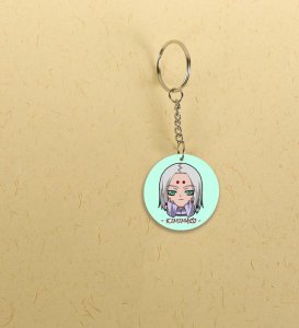 Blood and Bone: Printed Round Anime Keychains Pack of 2
