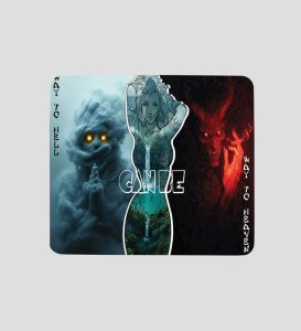 Dark vs Divine Printed Mousepad