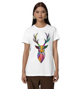 Silent Ice Alpha: Graphic Printed White T-Shirt