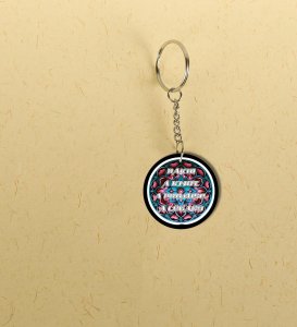 A Promise And Legacy Tied With Love Printed Round Keychain Pack of 2