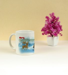 Holiday Spirit Design for Coffee Lovers Printed Coffee Mug 250ml